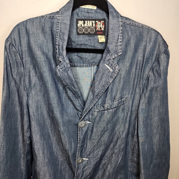 Vintage Jean Paul Gaultier JPG Jeans Denim Blazer Size IT50/US34 - Picture 3 of 14